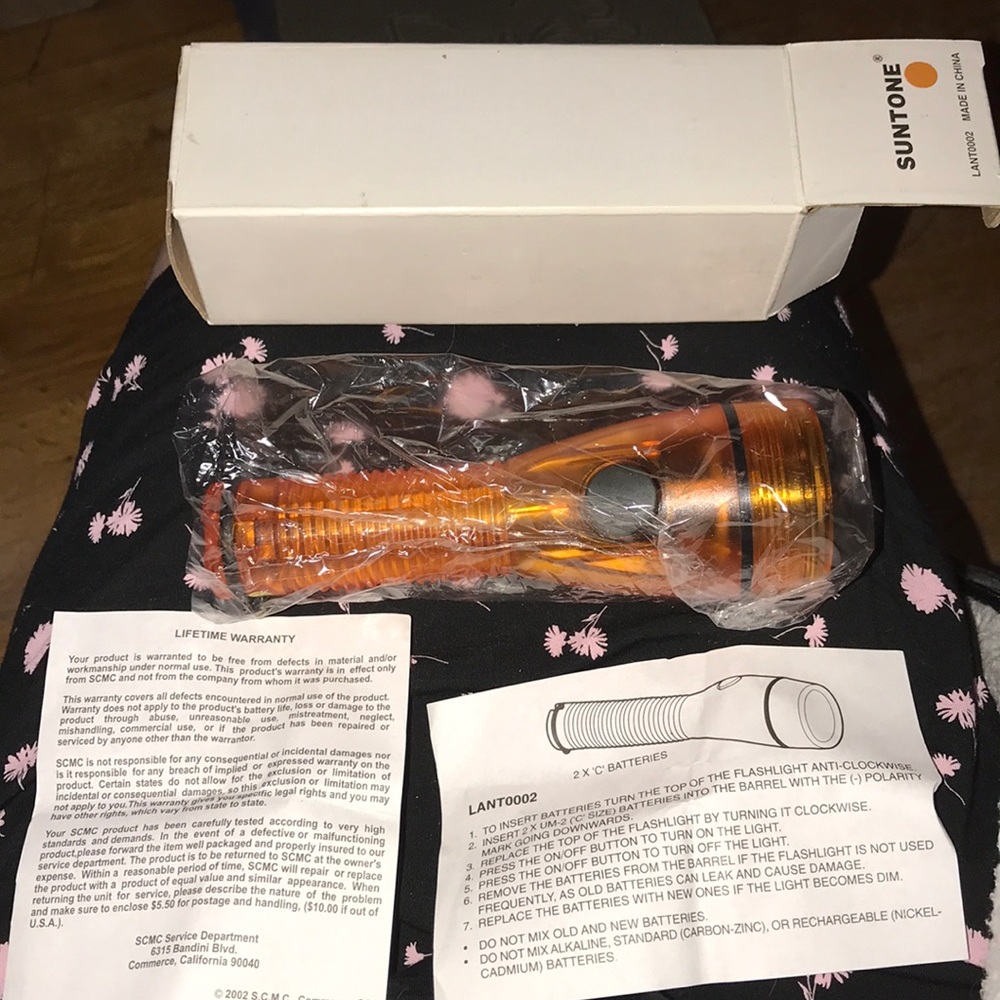 Suntone Orange 🍊 flashlight new